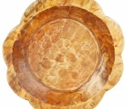 Best reviews of โ Mexican Imports Food Safe Flower Round Wood Bowl-Serving Platter, Large ๐