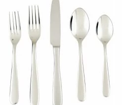 Flash Sale 👏 Fortessa Tableware Solutions Fortessa Grand City 18/10 Stainless Steel 5 Piece Place Setting Flatware Set 🧨