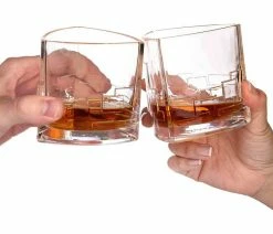 Hot Sale 😍 JoyJolt Revere Triangle Crystal Whiskey Glasses 11 Oz, Set Of 2 🧨 -Tabletop Sales Store 04c1ec9801b0eecf 9708 w800 h800 b1 p0