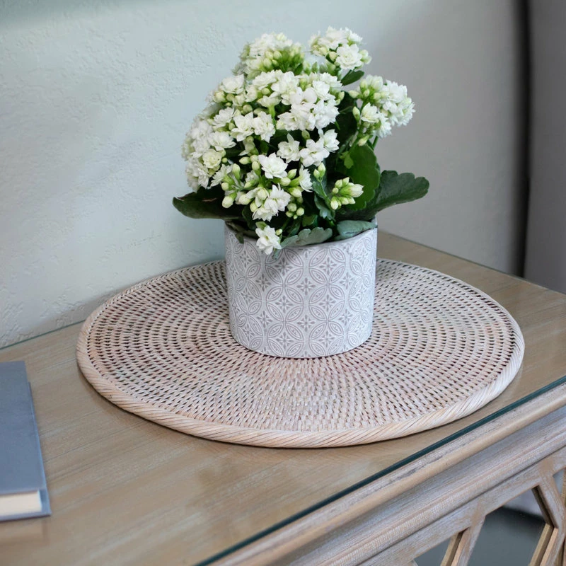 Best deal ๐ Artifacts Trading Company Artifacts Rattan Round Placemat, White Wash, Medium ๐ 6 Best deal ๐ Artifacts Trading Company Artifacts Rattan Round Placemat, White Wash, Medium ๐ - Image 6