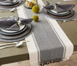 Outlet ✨ Design Imports Mineral Dobby Stripe Table Runner 13"x72" ✔️ -Tabletop Sales Store 08e14e6f0ddeb758 6994 w800 h800 b0 p0