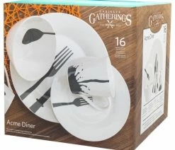 New 🤩 Godinger Acme 16 Piece Diner Dinnerware Set 😀 -Tabletop Sales Store 0951d77a01bcb1c7 6778 w800 h800 b1 p0