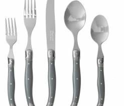 Cheap 🔥 French Home Brands French Home Laguiole 20 Piece Stainless Steel Flatware Service For 4, Grey Fog 🔥 9 Cheap 🔥 French Home Brands French Home Laguiole 20 Piece Stainless Steel Flatware Service For 4, Grey Fog 🔥 -Tabletop Sales Store 0b41e25302b9ba7c 9377 w800 h800 b1 p0
