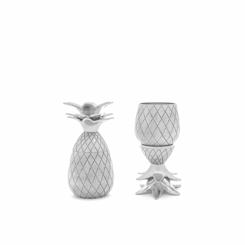 Top 10 ๐คฉ W&P Design WandP Design Pineapple Shot Glass Set Of 2, Silver ๐ 3 Top 10 ๐คฉ W&P Design WandP Design Pineapple Shot Glass Set Of 2, Silver ๐ - Image 3