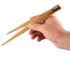 Discount ๐ Modern Artisans Fold-Flat Hinged Chopsticks, American Made Natural Cherry Wood โจ