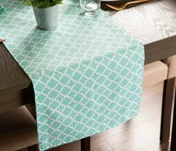 Cheap 😍 Design Imports DII Aqua Lattice Table Runner 💯 -Tabletop Sales Store 0cd1aecc0e974735 8706 w800 h800 b0 p0