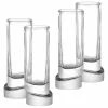 Brand new 🥰 JoyJolt Aqua Vitae Square Off Base Shot Glasses 1.58 Oz, Set Of 4 👍