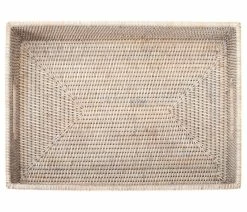 New 🧨 Artifacts Trading Company Artifacts Rattan Rectangle Tray Handles, White Wash 🥰 10 New 🧨 Artifacts Trading Company Artifacts Rattan Rectangle Tray Handles, White Wash 🥰 -Tabletop Sales Store 0d91c33a0d1635dd 3546 w800 h800 b1 p0