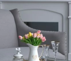 Buy 😉 A&B Home 18" Round Gold Mirrored Serving Tray With Gold Metal, 16" 😍 -Tabletop Sales Store 0e61f08f0102fe30 8978 w800 h800 b0 p0