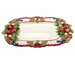 Wholesale 😉 Cosmos Gifts Corp. Fruity 🎄 Christmas Platter 🎉