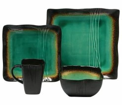 Best deal ๐ Baum Cynthia Jade 16 Piece Dinnerware Set ๐
