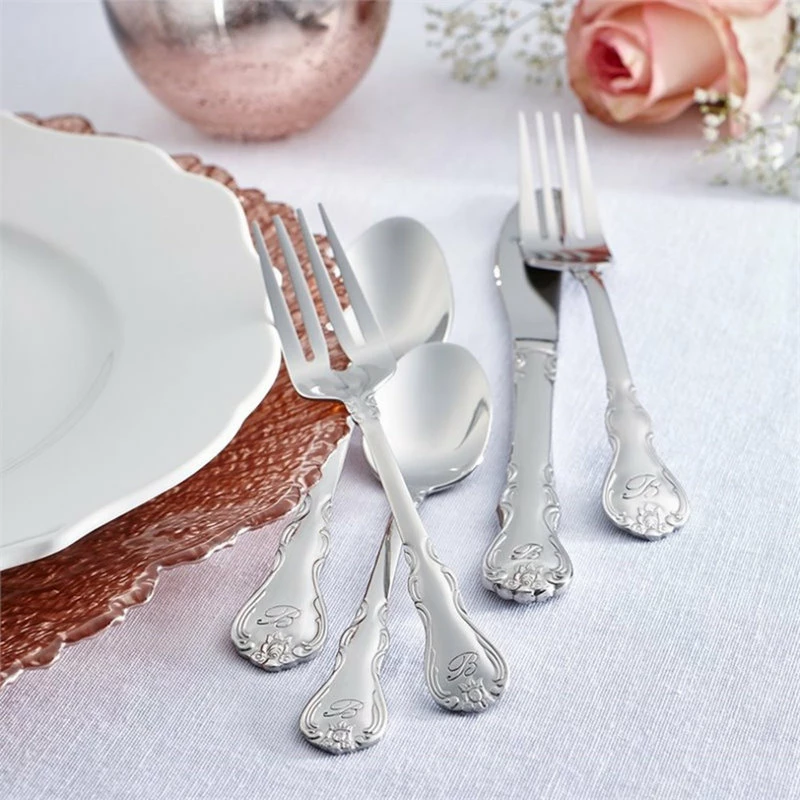 Wholesale ๐คฉ RiverRidge Home RiverRidge Bouquet 46-Piece Stainless Steel Letter N Flatware Set In Silver ๐ 2 Wholesale ๐คฉ RiverRidge Home RiverRidge Bouquet 46-Piece Stainless Steel Letter N Flatware Set In Silver ๐ - Image 2