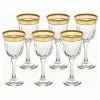 Coupon 😀 Lorenzo Import, LLC White Wine Set Of 6 Melania Collection Amber ✔️