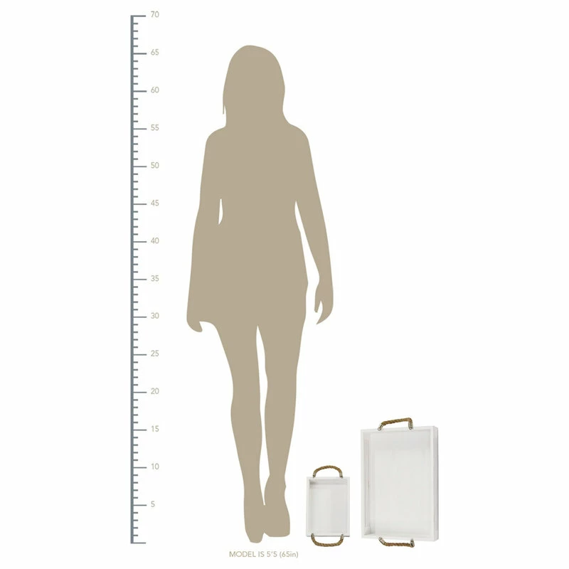 Outlet ๐ HomeRoots S/3 Hampton Nesting Wood With Metal Handles Trays โ 5 Outlet ๐ HomeRoots S/3 Hampton Nesting Wood With Metal Handles Trays โ - Image 5