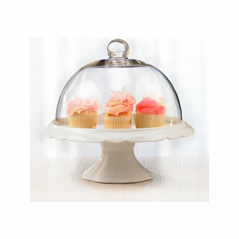 Cheapest โจ Brilliant, Bianco Pedestal Cake Plate And Dome, 25Cm ๐ 2 Cheapest โจ Brilliant, Bianco Pedestal Cake Plate And Dome, 25Cm ๐ - Image 2