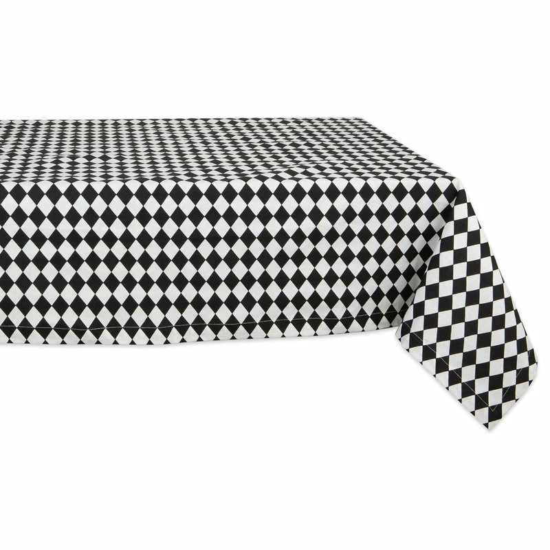 Best deal β Design Imports DII Black And Cream Harlequin Print Tablecloth 𧨠1 Best deal β Design Imports DII Black And Cream Harlequin Print Tablecloth π§¨