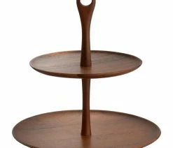 Best reviews of 👏 Nambe Skye Wood Tiered Stand 🛒