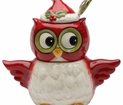 Brand new ๐ Cosmos Gifts Corp. Owl Sugar And Creamer Set With Spoon ๐