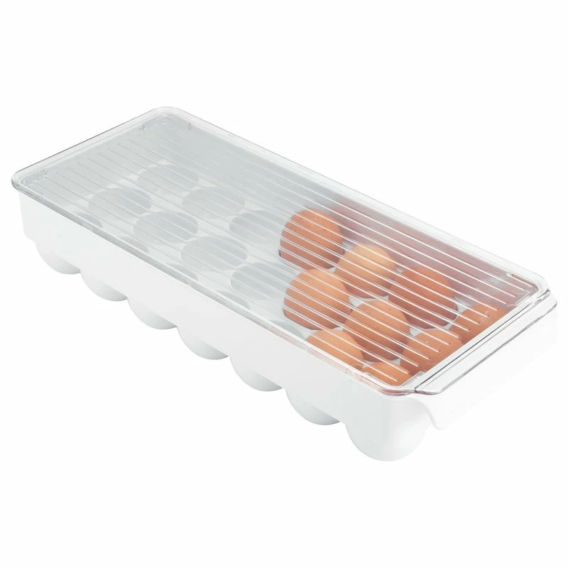 Discount ๐ IDesign Fridge Binz Egg Holder, Large, White And Clear ๐ 2 Discount ๐ IDesign Fridge Binz Egg Holder, Large, White And Clear ๐ - Image 2