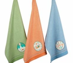 Hot Sale 😀 Design Imports DII Assorted Go Exploring Dishtowel, 3-Piece Set ❤️