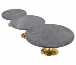 Outlet ⌛ Brimfield & May Set Of 3 Gray Glam Cake Stand 560239 ❤️ -Tabletop Sales Store 1a618d5b01732076 8910 w800 h800 b1 p0