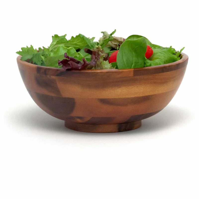 Brand new 😀 Lipper International Large Acacia Footed Flared Bowl 🔥 2 Brand new 😀 Lipper International Large Acacia Footed Flared Bowl 🔥 - Image 2