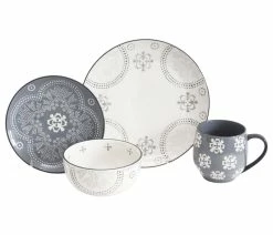 Buy ๐คฉ Baum Pamina Grey 16 Piece Dinnerware Set ๐