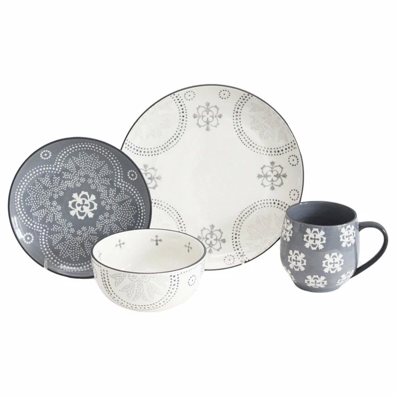 Buy ๐คฉ Baum Pamina Grey 16 Piece Dinnerware Set ๐ 1 Buy ๐คฉ Baum Pamina Grey 16 Piece Dinnerware Set ๐