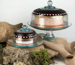 Buy 💯 Golden Hill Studio Mosaic Chalk Cake Dome 🤩 -Tabletop Sales Store 1df108490eb04dca 6653 w800 h800 b0 p0