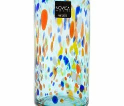 Wholesale 🔥 NOVICA Sky Rainbow Raindrops, Set Of 6 Blown Glass Tumblers, Mexico 😍 -Tabletop Sales Store 1f018b8f0ab10170 2853 w800 h800 b1 p0