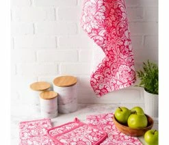Wholesale 👍 Design Imports DII Pink Damask Oven Mitt/Potholder Set ✨ -Tabletop Sales Store 1fe1feb1019d1e61 8384 w800 h800 b0 p0