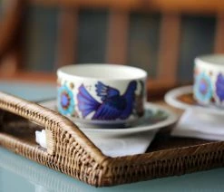 Deals 👍 Artifacts Trading Company Artifacts Rattan Rectangular Tray With High Handles, Honey Brown, 17"x12" 😀 -Tabletop Sales Store 2041da250d0cf423 5679 w800 h800 b0 p0