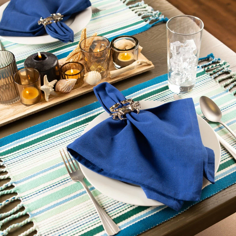 Top 10 β Design Imports DII Tidal Stripe Fringed Placemat, Set Of 6 π 2 Top 10 β Design Imports DII Tidal Stripe Fringed Placemat, Set Of 6 π - Image 2