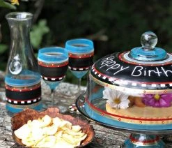 Buy 💯 Golden Hill Studio Mosaic Chalk Cake Dome 🤩 -Tabletop Sales Store 2231149f0eb04dd0 6660 w800 h800 b0 p0