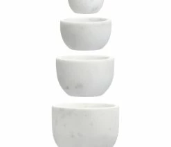 Best Sale 🌟 CREATIVE CO-OP White Marble Bowls, 4-Piece Set 🧨 -Tabletop Sales Store 23a1dac1011c2a73 8666 w800 h800 b1 p0