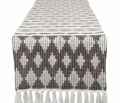 Coupon โญ Design Imports DII Colby Southwest Dark Brown/Stone Table Runner ๐งจ