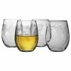 New 💯 Susquehanna Glass Company Sonoma Stemless Wine Glasses, Set Of 4 👏