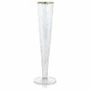 Budget 🛒 Zodax Kampari Slim Champagne Flutes With Gold Rim, Set Of 4 ⌛
