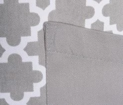 Coupon ❤️ Design Imports DII Gray Lattice Print 2-Pocket Apron 😍 -Tabletop Sales Store 253129860ba579dd 5887 w800 h800 b0 p0