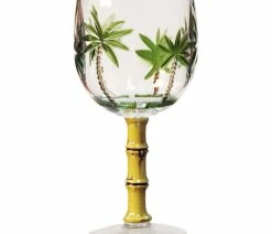 Cheapest 🧨 LeadingWare Group Wine Glass U-Shape With Bamboo Stem 🧨