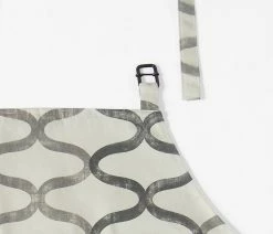 Deals 🤩 Exclusive Fabrics & Furnishings, LLC Illusions Silver Grey Printed Cotton Apron, 27"W X 34"L 👏 -Tabletop Sales Store 2941b46e025dbb86 2239 w800 h800 b0 p0