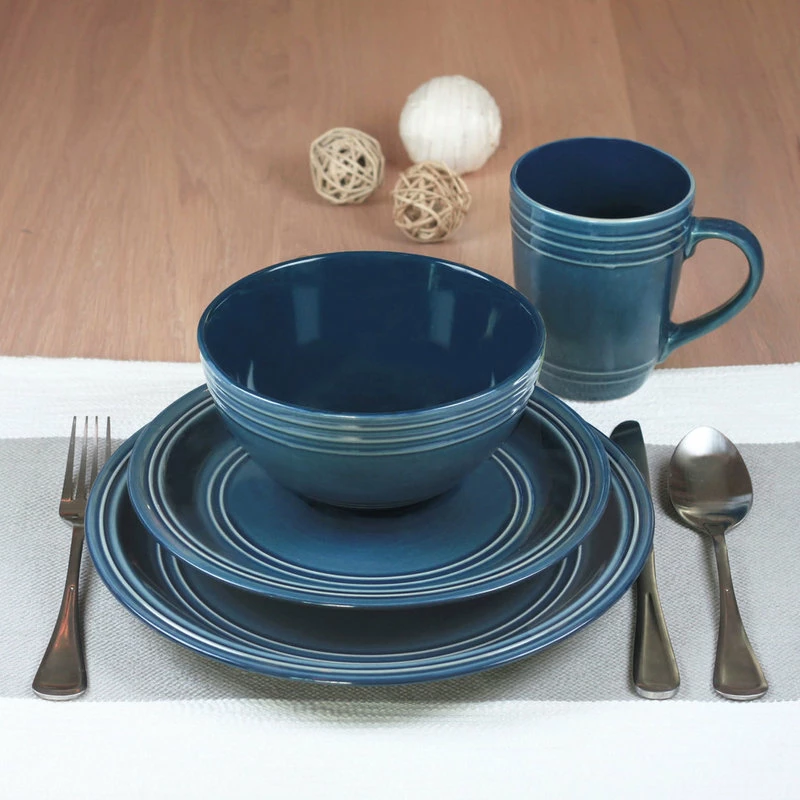 Cheap ๐ Baum Artemis Blue 16 Piece Dinnerware Set ๐ 2 Cheap ๐ Baum Artemis Blue 16 Piece Dinnerware Set ๐ - Image 2