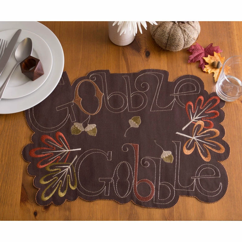 Flash Sale β¨ Design Imports DII Gobble Gobble Embroidered Placemat, Set Of 4 π 2 Flash Sale β¨ Design Imports DII Gobble Gobble Embroidered Placemat, Set Of 4 π - Image 2