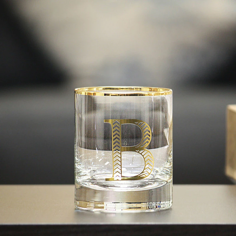 Buy โจ Qualia Glass, Monogram Gold 11 Oz. Set Of 4 Whiskey Glasses, "B" ๐ 2 Buy โจ Qualia Glass, Monogram Gold 11 Oz. Set Of 4 Whiskey Glasses, "B" ๐ - Image 2