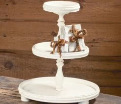 Best Sale 💯 Tripar International, Inc. 3 Tier Wooden Display Stand, Cream ⌛ -Tabletop Sales Store 2df1a1500f2aed48 1904 w800 h800 b0 p0