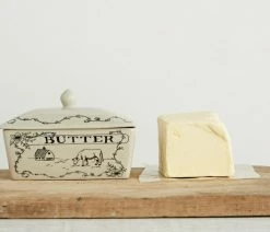 Cheapest ⭐ CREATIVE CO-OP Country Style White/Black Stoneware Butter Dish With Lid 👍 5 Cheapest ⭐ CREATIVE CO-OP Country Style White/Black Stoneware Butter Dish With Lid 👍 -Tabletop Sales Store 2f319158014e193a 7532 w800 h800 b0 p0