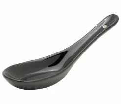 Discount ❤️ Helen's Asian Kitchen Black Ceramic 1 Ounce Chinese Soup Spoon 😉