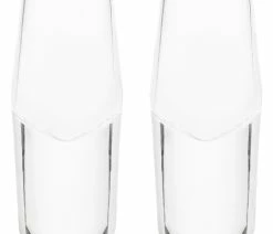 Best Pirce 💯 True Brands Raye Heavyweight Crystal Shot Glasses, Set Of 2 🔥