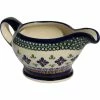 Brand new ⌛ Zaklady Ceramiczne Boleslawiec Polish Pottery Gravy Boat, Pattern Number: DU60 ✔️