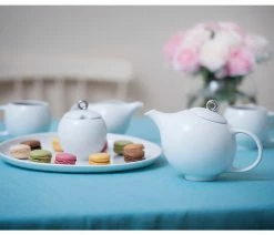 Cheap 🎉 Maia Ming Designs Glossy White Eva Teacups, Set Of 2 👍 -Tabletop Sales Store 394146db06311185 6544 w800 h800 b0 p0 1 2